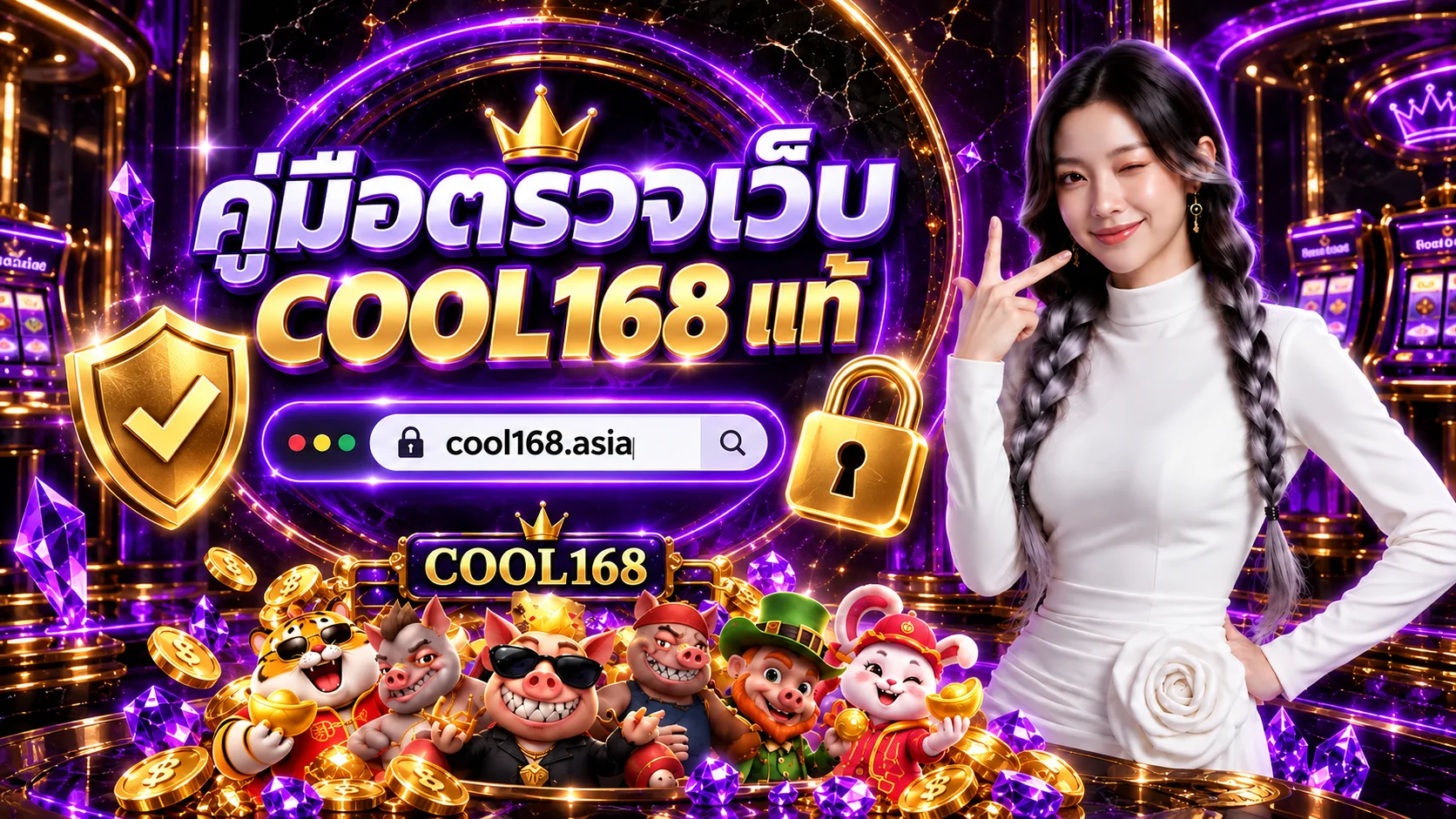 Cool168 วิธีตรวจเว็บแท้ ป้องกันลิงก์ปลอม